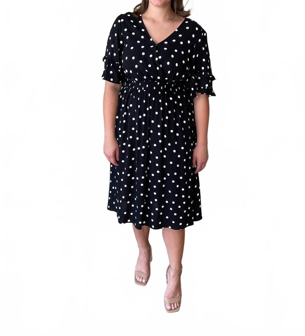 NEW WINSLOW COLLECTION emily dress in black